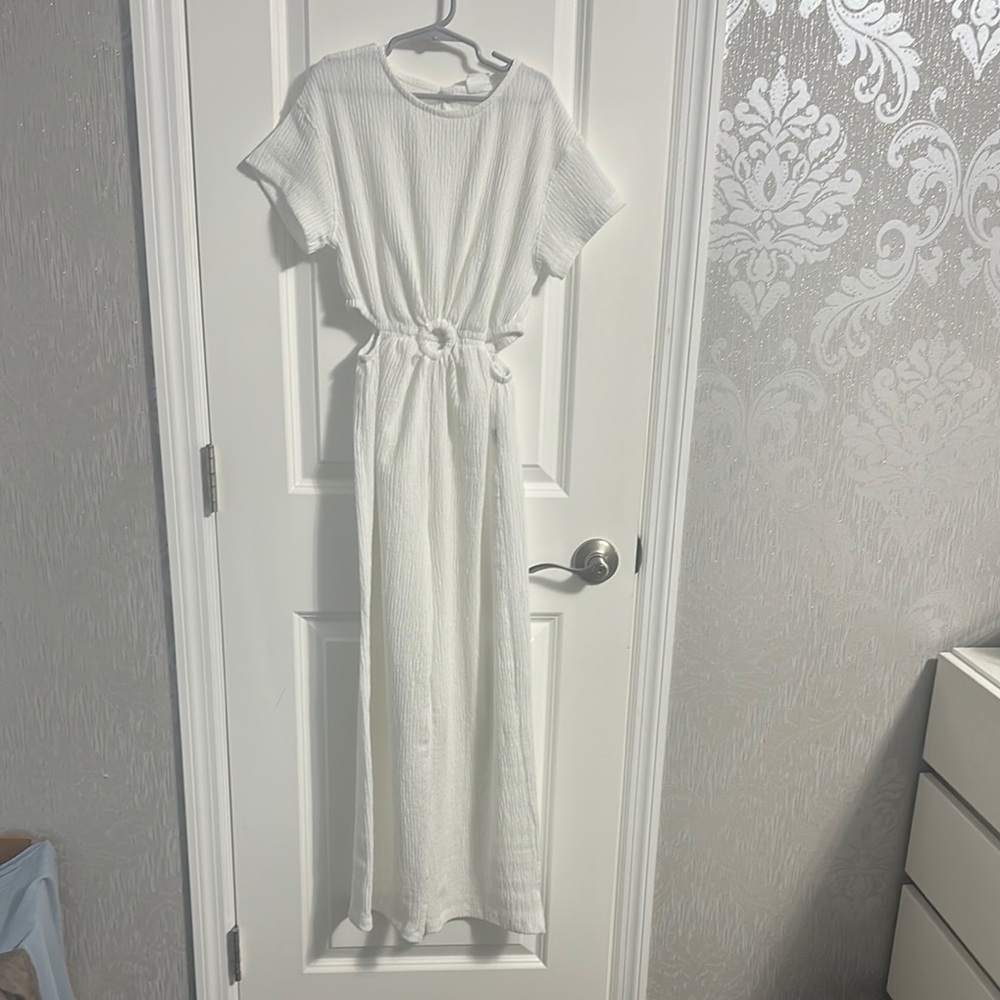 Zara White jumpsuit